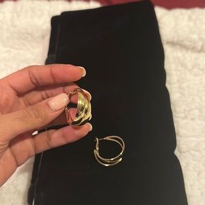 Luxury Hailey Beiber style earrings. Fashionable and stylish. Elegant design